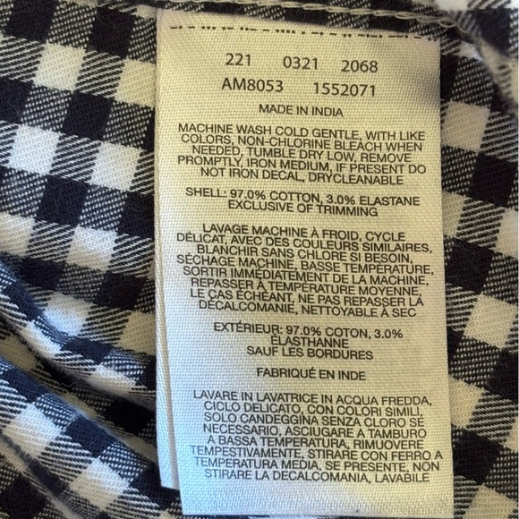 Columbia Men’s XL Rapid Rivers black white gingham long sleeve button down - Picture 3 of 10